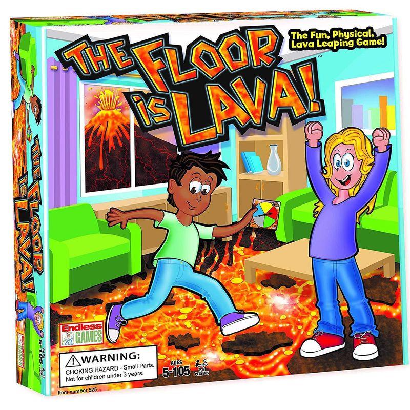 

Lava Jumping Desktop Rotate Family Party Game The floor is lava game