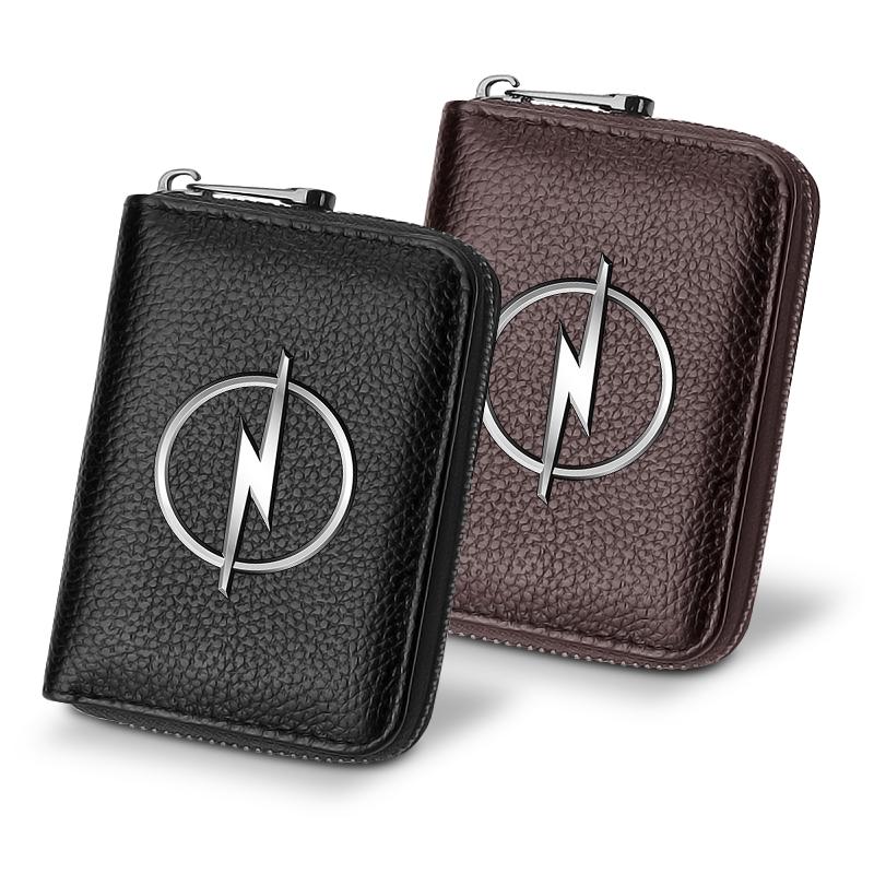 Auto Führerschein Ausweis Bankkarte Brieftasche Auto Styling Für Opel Astra j Insignia Astra g Corsa Zafira b Mokka Vivaro Meriva