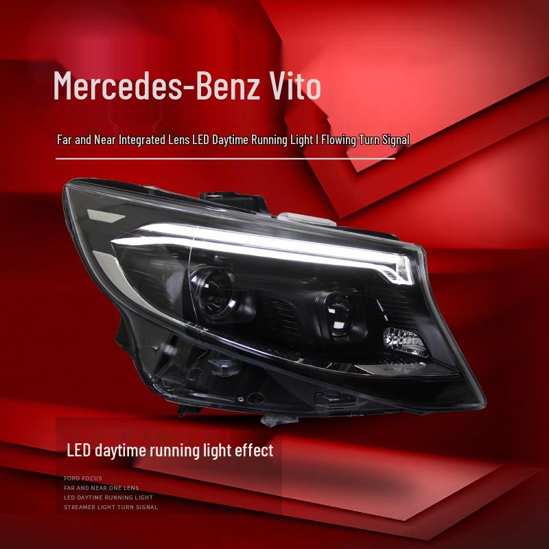 LED Headlights & Turn Signals for Mercedes-Benz V-Class, VITO, Metris, V260 - Modified for Daytime Running