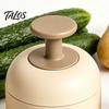 Vegetable Prep Tools 3-in-1 Cutter, Stainless Steel Blades Multifunctional Peeler, Manual Chopper for Kitchen Compact And Outdoor Camping Lightweight
