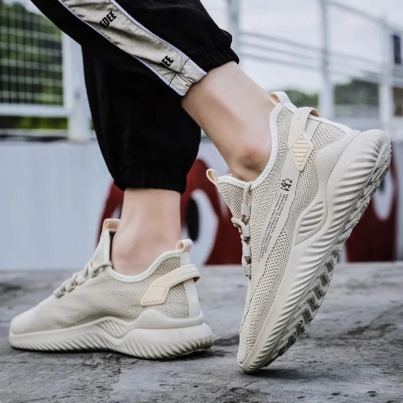 Spring Autumn Breathable Running Shoes for Men Light Outdoor Sports Shoes Comfortable Soft Sneakers Mens Athletic Training Shoes