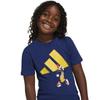 Adidas Disney Mickey Mouse Set for Dark Warm Yellow J140 T-shirt Kids, KRG47, Top Blue/Crew Yellow, Bottom Sandstone/Crew (JD4548)