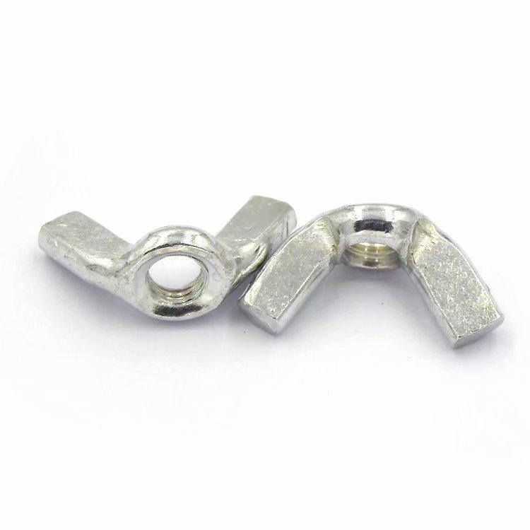 Cold Forged Fine Thread Butterfly Wing Nut Yuanbao Sheep Horn Hand-Tightened Nut