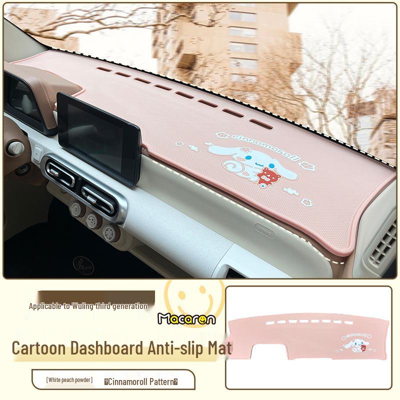 Wuling Hongguang 3. Gen Macaron Armaturenbrett Anti-Rutsch-Matte & Sonnenschutz