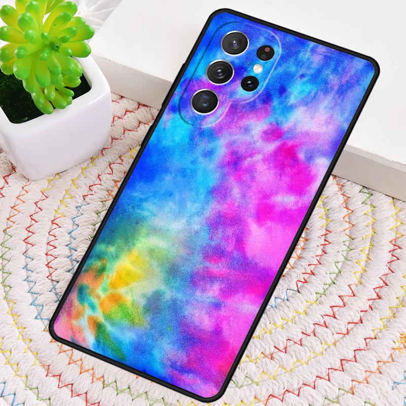 Colorful Tie Dye Rainbow Hippie Art Phone Case for Samsung Galaxy note 10 pro S26 Ultra S23 S24 FE S25 S21 S22 PLUS Cover