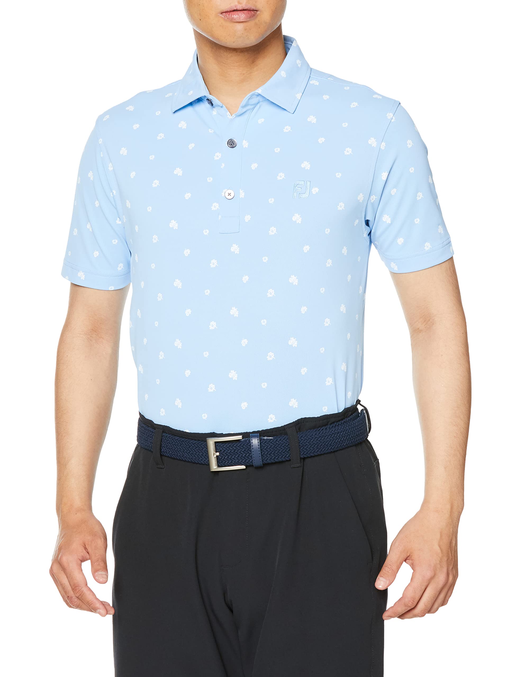 

Рубашка с коротким рукавом FootJoy Modern Classic с принтом в виде цветочного мотива, цвет True Blue, мужская XL (80449-XL)