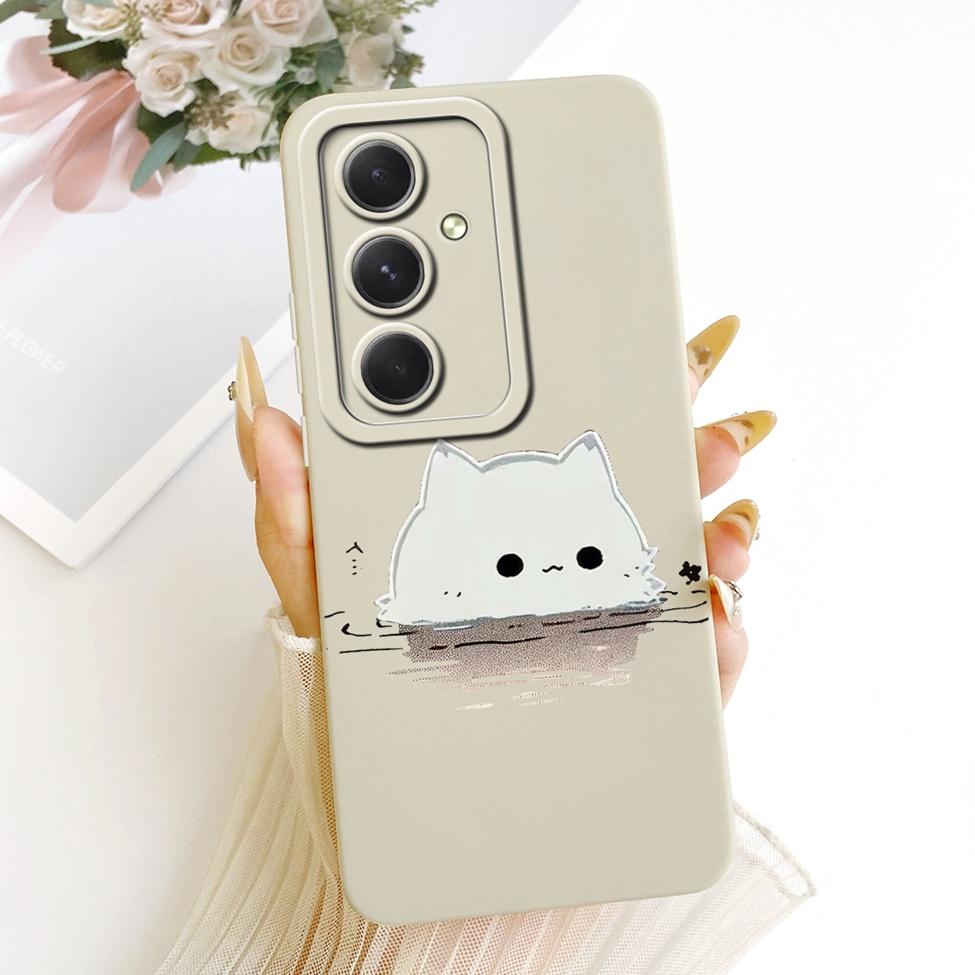 Case For Samsung A55 5G A556V A556B A556E A5560 Casing For Samsung Galaxy A55 5G Cover Silicone Fashion Cartoon Funny Painted