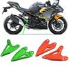 LEDISHUN Footpeg Heel Plate Guard Protectors for Kawasaki Ninja 400 Z400 Ninja 250 Z250 Z Ninja (2018-2024), (2019-2024), E-1 E-1 (2024) (Red)