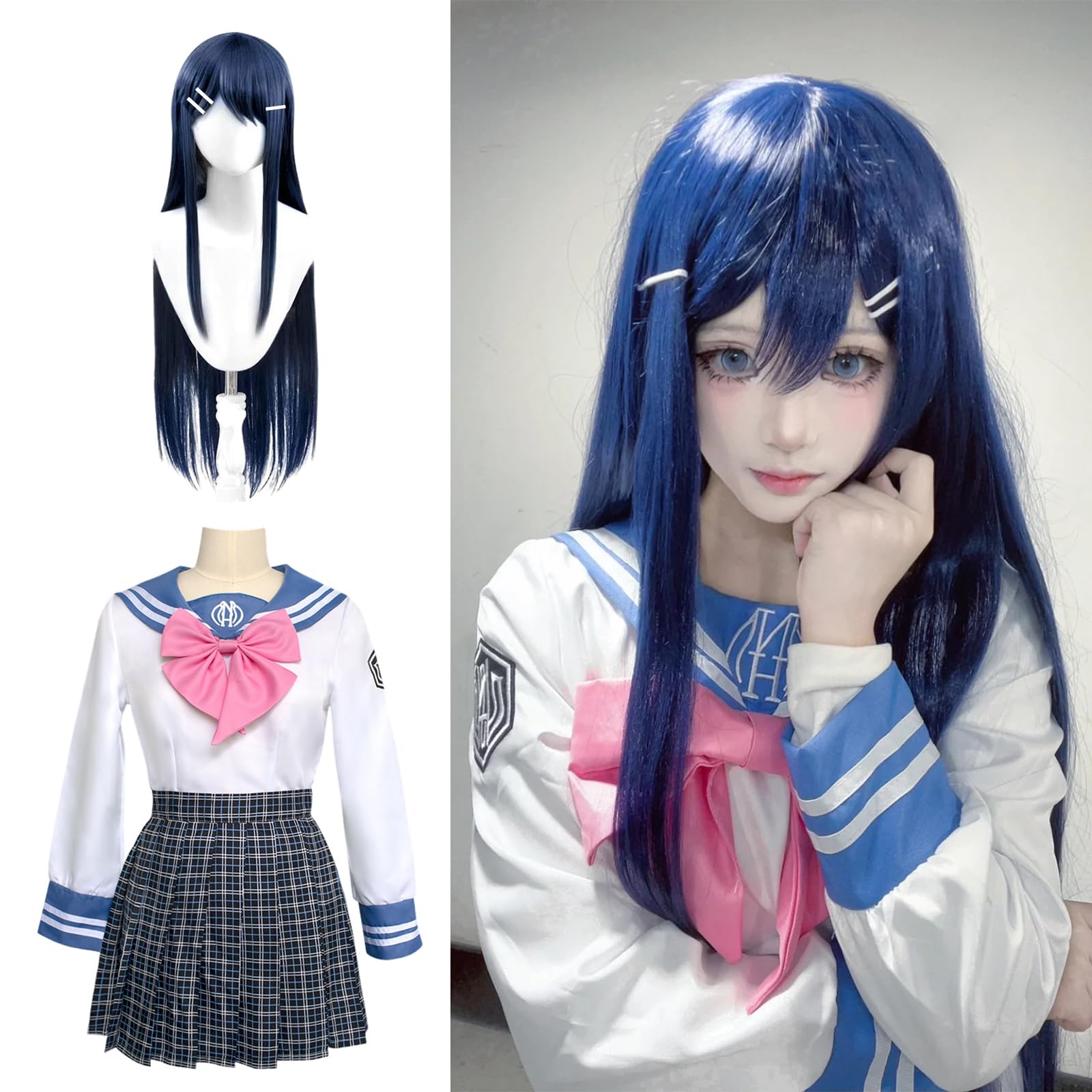 

[CR ROLECOS] Maizono Sayaka Cosplay Costume Maizono Sayaka Cosplay Uniform Costume COSPLAY (Maizono Sayaka, S)