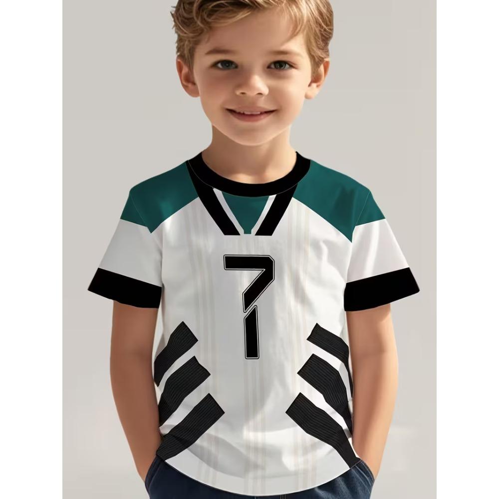 

Men s children s casual loose-fitting T-shirt 140 cm