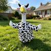 Cow Print Costume Set - Funny Clothing Outfit, Decoy Wear, Pet Costume ( Not Included)