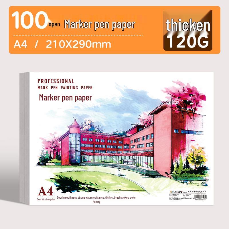 Thickened A4/A3 Sketch & Marker Paper for Kids & Students - Handicraft, Hand-copying, Painting, Posters