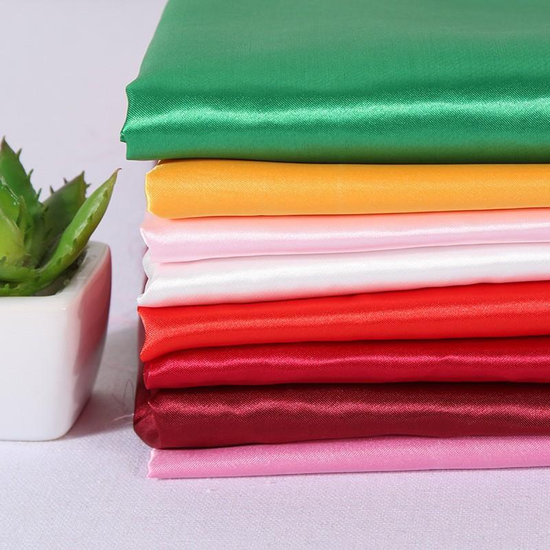 1m-7m Charmeuse Satin Fabric Silky & Shiny Cloth Fabric Shiny Upholstery Lining Drapery DIY Crafts Soft for Wedding Decorations