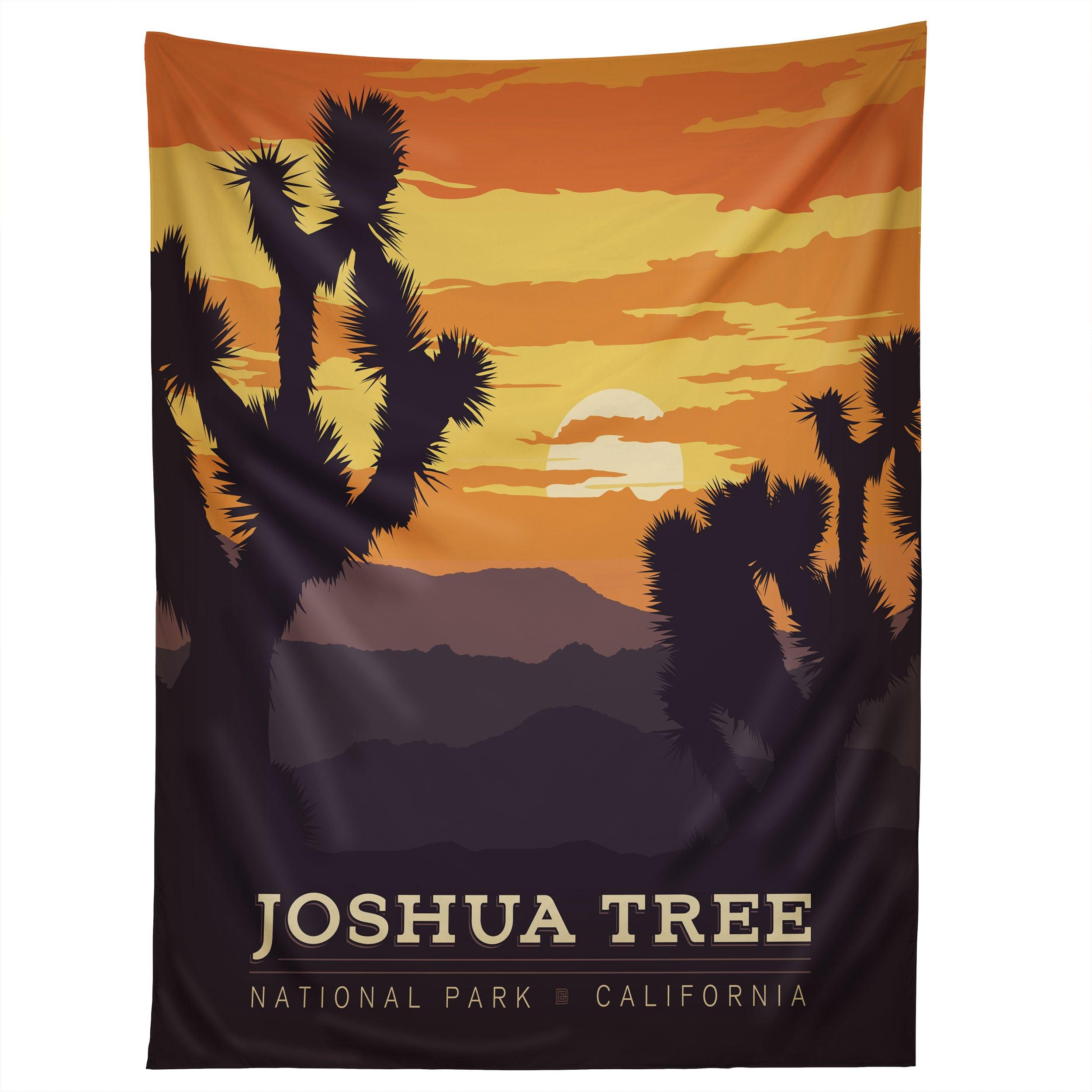 JOSHUA TREE tapestry 75x100 чёрный