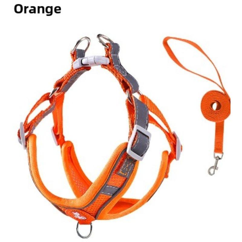 Dog Leash Vest, Small Dog Walking Leash, Cat Leash, Teddy Anti-break Reflective Chest Strap When Going Out