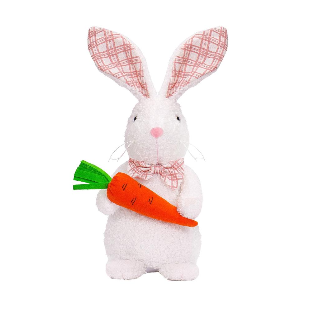 New Easter Bunny Standing Figure Cute Doll Holiday Party Decoration Home Decorations