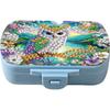 Diamond Painting Kit Square Pill Box Mini Portable Travel Medicine Storage Box for Outdoor Sports Business Trip Or Handbag