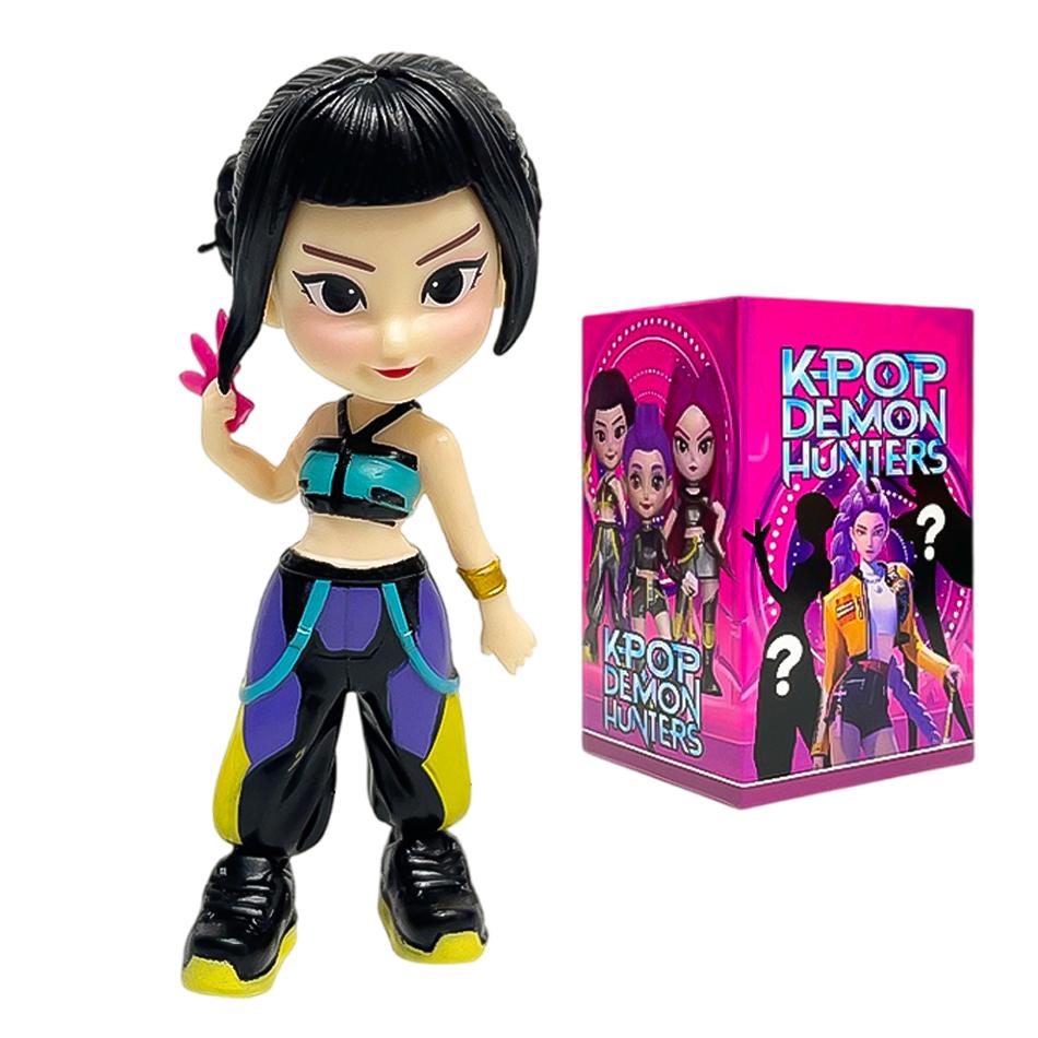 1-6pcs Kpop Devil Hunter Blind Box Disassembly Fun Blind Bag Small Statue Peripheral Model Desktop Blind Box Decoration Gift