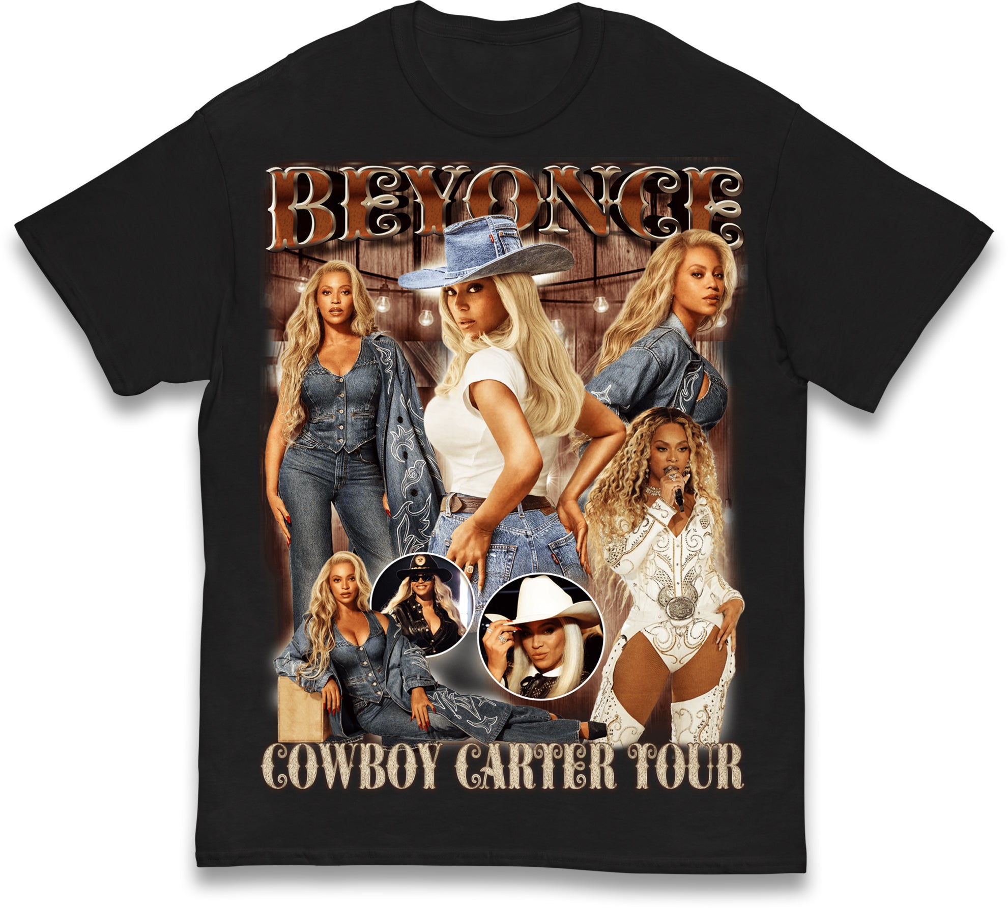 Beyonce Cowboy Carter Tour Bootleg Kids T Shirt 120