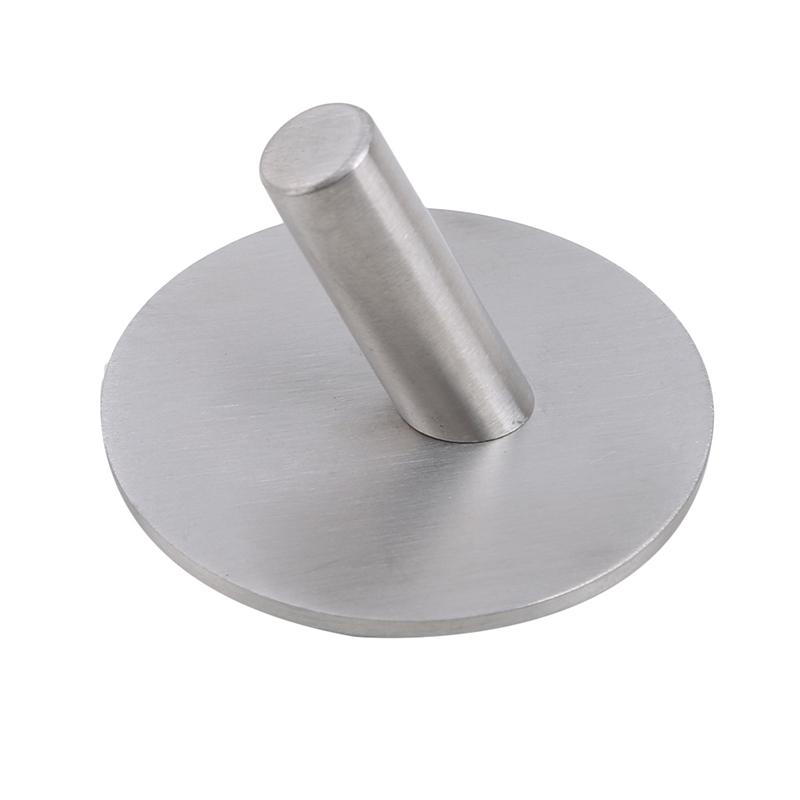 Strong Heavy Duty Adhesive Hooks Stainless Steel Hook Clothes Key Bedroom Bathroom Hanger