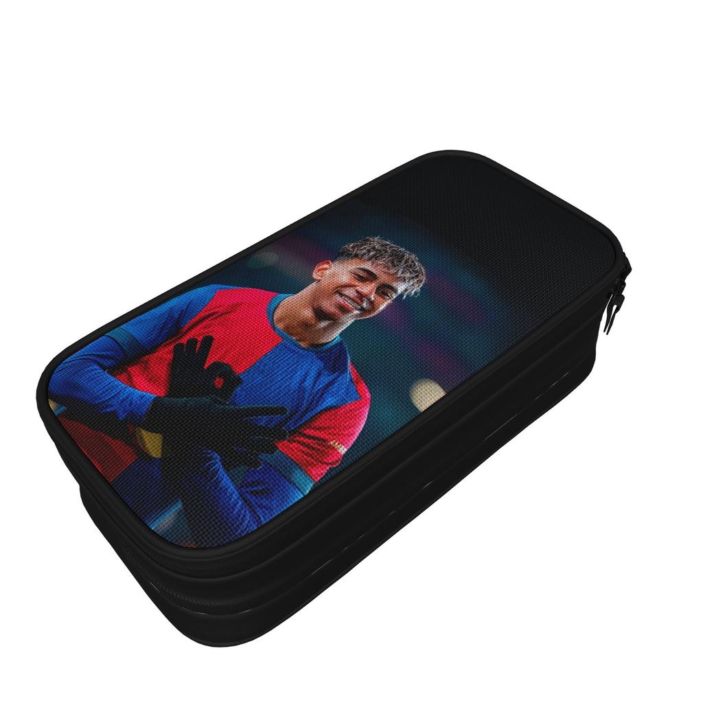 Lamine Y-Yamal Pencil Cases Lovely Football Soccer Bags for Student Large Storage Office Gift Pencilcases