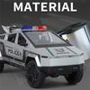 1/24 Tesla Cyber Trucks Alloy Pickup Car Model Diecast Metal Toy Off-road Vehicles Car Model Simulation Sound and Light Kids Gift