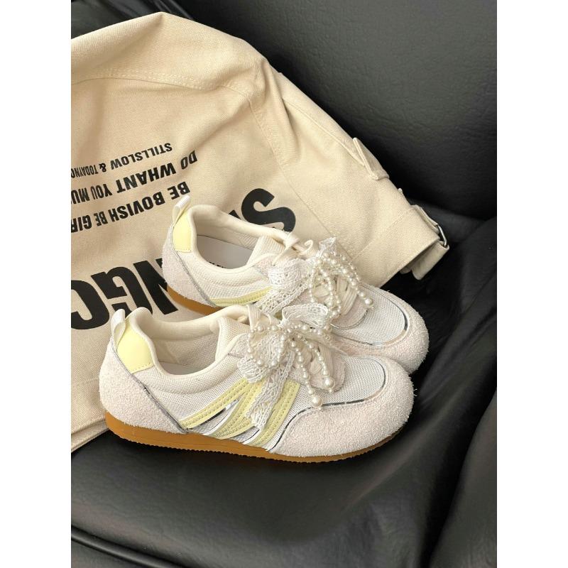 

Women s shoes new flat-bottomed casual sports shoes sheepskin version heightening versatile casual shoes 35 бежевый