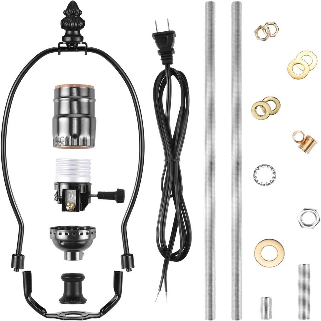 Make a Lamp or Repair Kit Lamp Wiring Set for Table Floor Lamp Essential Hardware DIY Lamp Design or Repair Lighting Acssories