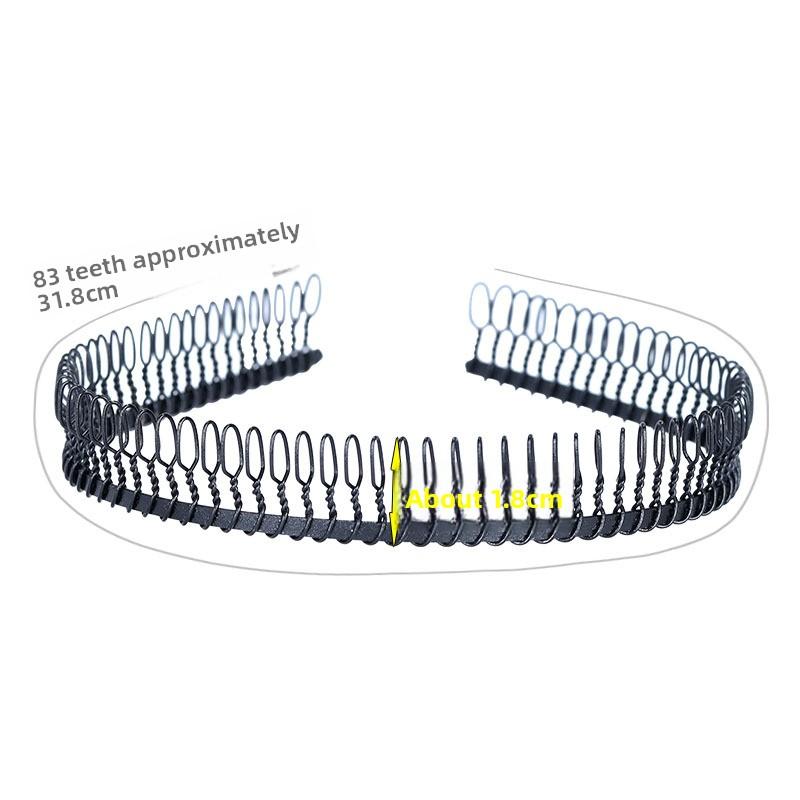 

Simple Full-toothed Hair Band Broken Hair BandLarge Long-toothed Iron Wire Head Buckle Head Band Iron Hair Band 30002725#