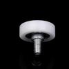 1Pcs Flat Cabinet Moving Wheel With Screw Sliding Door Roller Drawer Bearing Pulley  Furniture