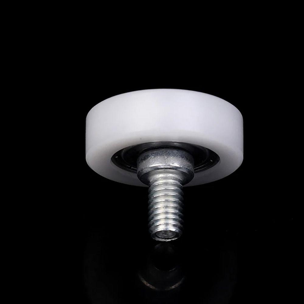 1Pcs Flat Cabinet Moving Wheel With Screw Sliding Door Roller Drawer Bearing Pulley  Furniture
