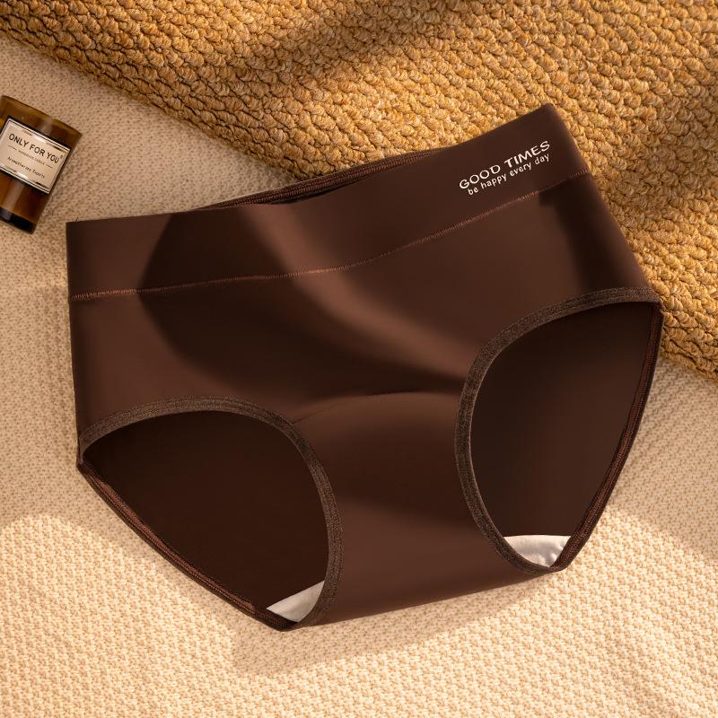 

Женское новое хлопковое антибактериальное нижнее белье с удлиненной ластовицей на осень и зиму с высокой талией XXL коричневый