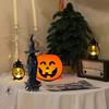 Halloween Decorations Crackers Barrels Witch Statue Desktop Ornament magicians Decorations,Resins Witches Figurines