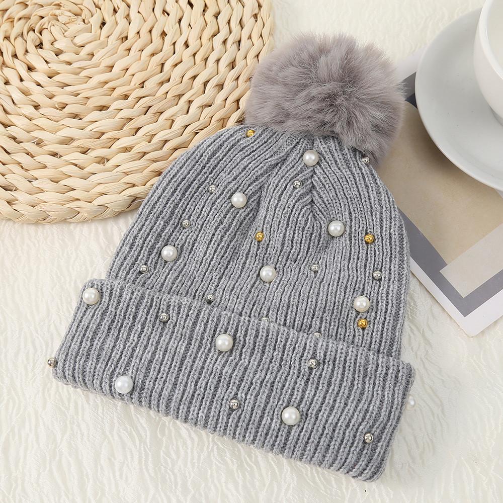Knitted Hat For Women With Thick Warmth And Windproof Function For Winter Outdoor Use