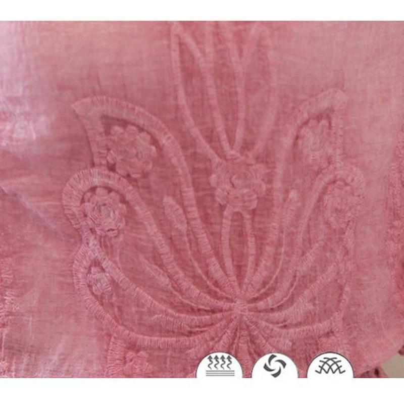 Plus Size Chiffon Blouse Women Summer Cotton Edge Lace Women's Shirt Butterfly Sleeve Flower Office Lady Tops