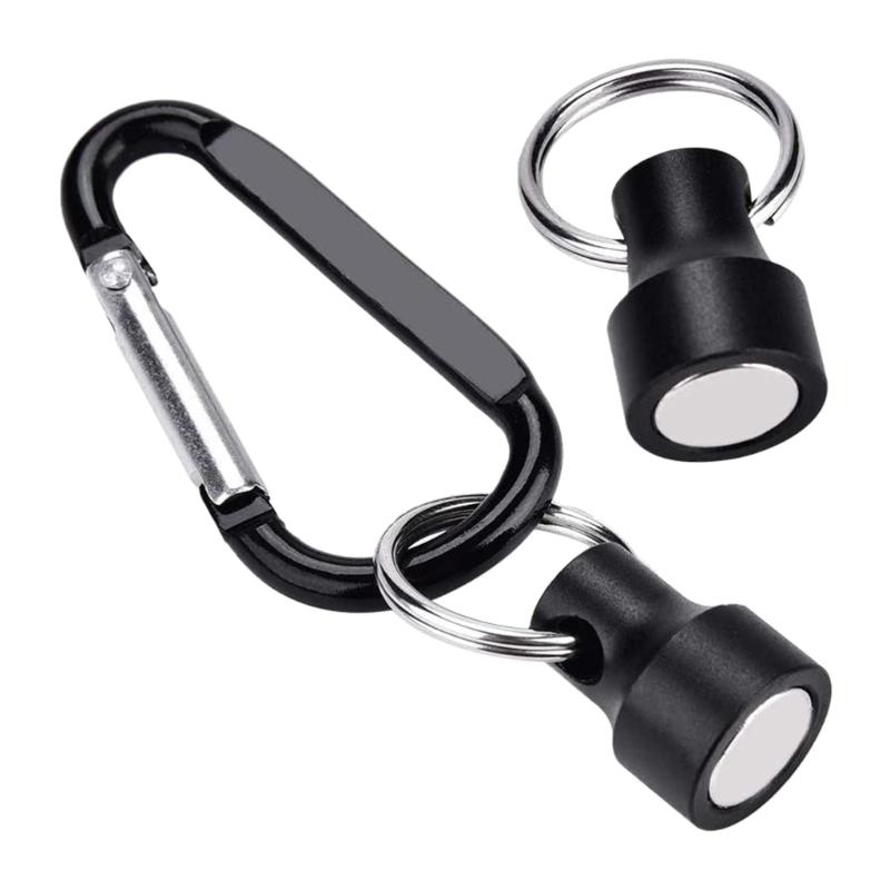 Fishing Tools Hook Magnet Buckle Fly Fishing Magnetic Net Release Hanging Holder Lanyard Clip Carabiners Magnet Buckle