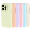 For iPhone 14 Pro Case with Glass Lens Film,Liquid Silicone Soft Phone Cover