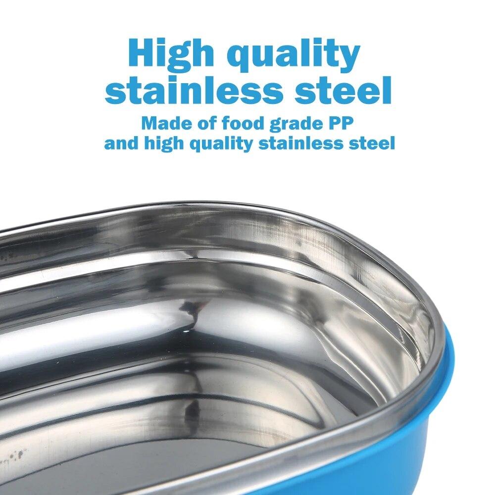 900ml Stainless Steel Keep Warm Container Durable Kitchen Tools Christmas Food Storage with Folding Handle Convenient Lunch Box