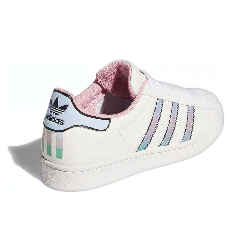 Adidas Superstar J White Light Pink Kids Sneakers Cloud-White Clear-Sky HQ1126