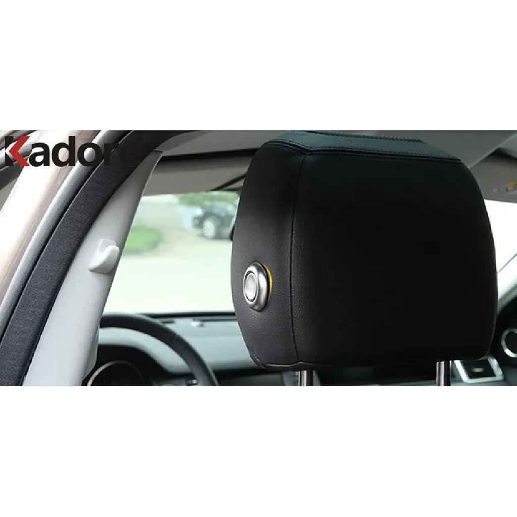 For Jaguar F-PACE 2016 2017 2018 Matte Car Seat Headrest Pillow Adjustment Switch Button Knob Cover Trim Interior Accessories