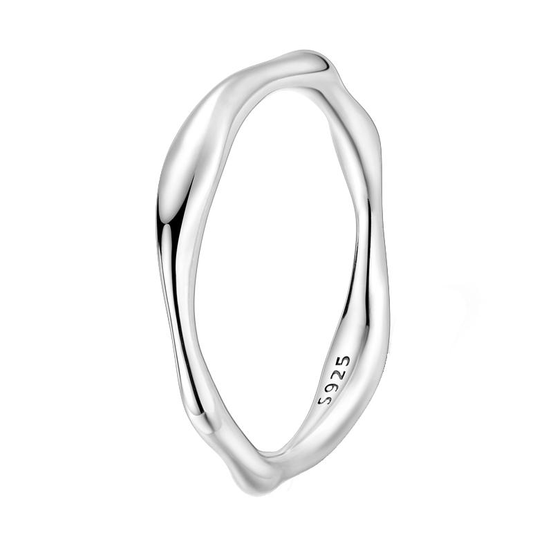 Rings 925 Silver Star Moon Colorful Sparkling Zircon Simple Rings For Women Exquisite Wedding Engagement Birthday Jewelry Gifts