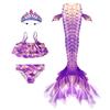 Girls Mermaid Swimsuit Children's Mermaid Tail Mermaid Swimsuit Set Bikini Set 2025 New