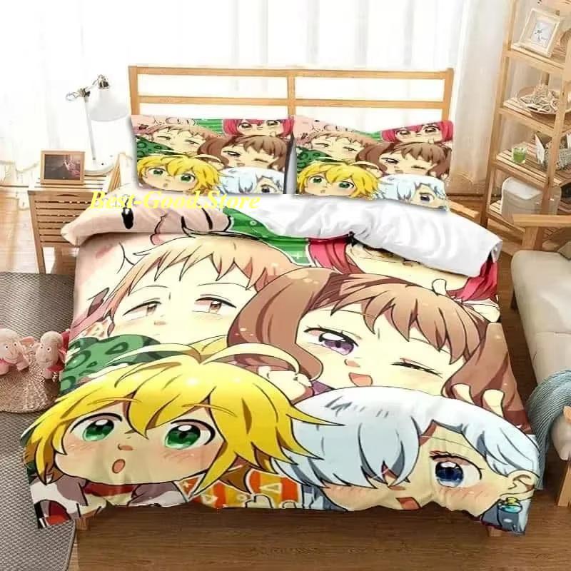 3D Anime The Seven Deadly Sins All Season Twin Bedding Set Comforter Set Bed Duvet Cover Double King Comforter Cover
