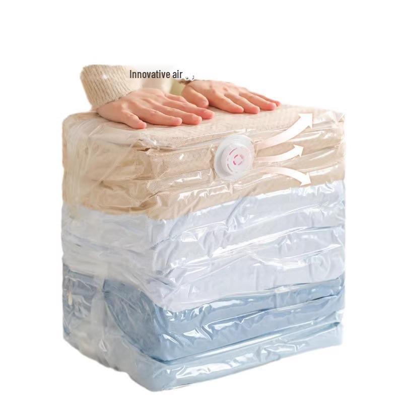 

Утолщенный вакуумный компрессионный пакет для одежды, одеял и путешествий – насос не требуется