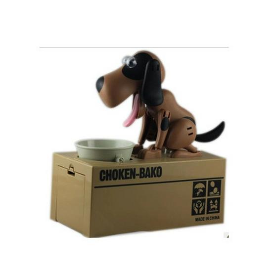 Creative Electric Cartoon Money-Eating Dog Piggy Bank - Lucky Dog Children's Birthday Gift