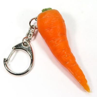 Food Sample Keychain Carrot That Looks Like It Could Be Eaten 187OK -