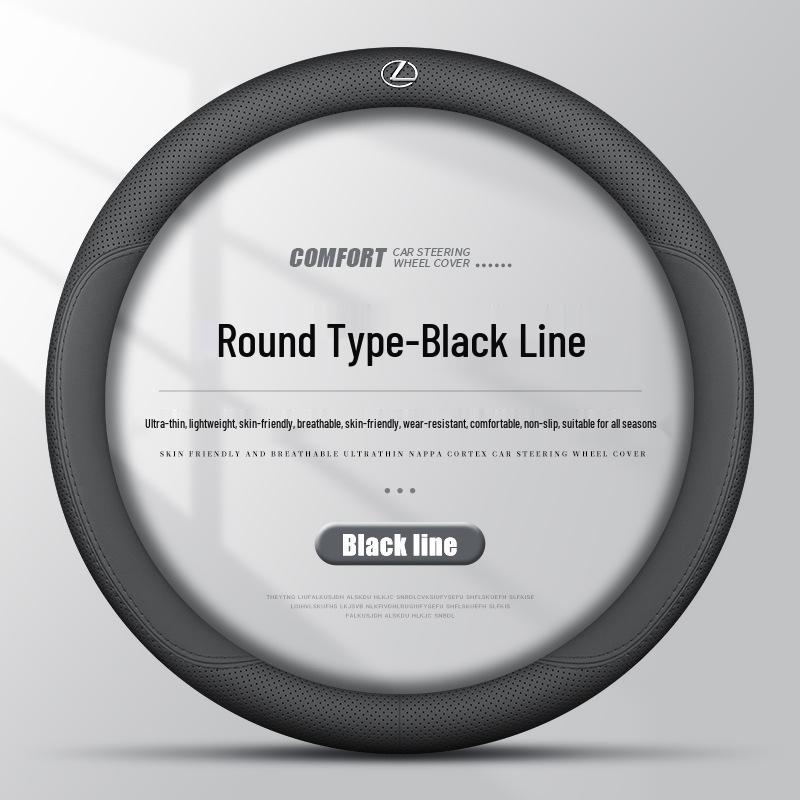 Ultra-Thin Steering Wheel Cover for Lexus ES, UX, LS, RX, LX, LC, GX, NX Models
