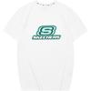 Simple Printed Casual Round Neck Pullover Short Sleeve T-Shirt Men Tops Bright-White L224U130-0019
