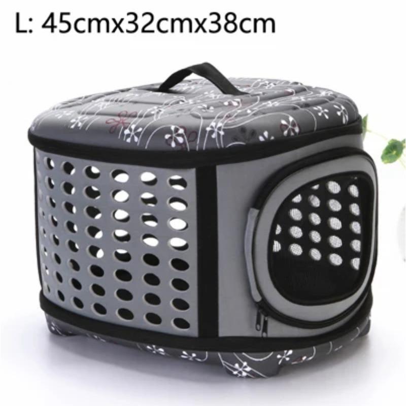 Dog Carrier Bag Portable Cat Handbag Foldable Travel Pet Bag Puppy Carrying Mesh Shoulder Dog Bag S/M/L
