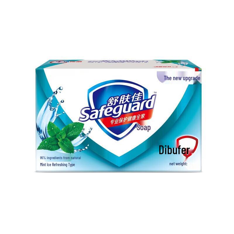 

Мыло туалетное освежающее Safeguard с мятой, 100 г